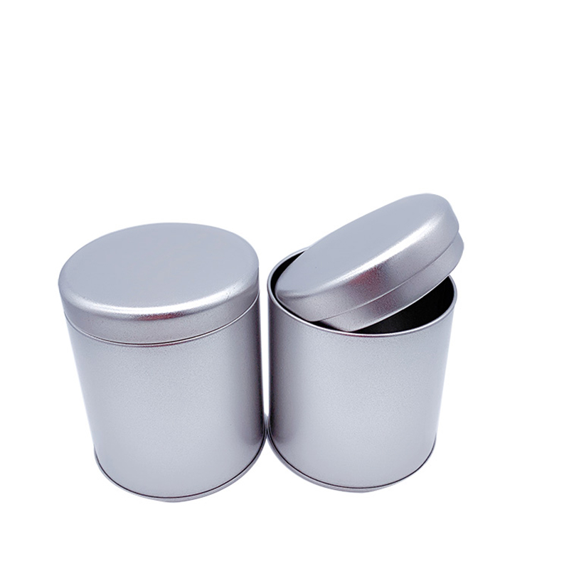 Frosted Food Grade Cloplate Uszczelnione okrągłe puszki Silver Wewnętrzny Korek Korek Zakryj Herbaty (90 mm * 90 mm)