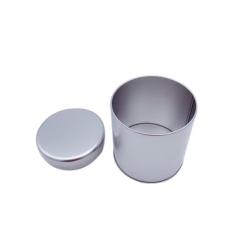 Frosted Food Grade Cloplate Uszczelnione okrągłe puszki Silver Wewnętrzny Korek Korek Zakryj Herbaty (90 mm * 90 mm)
