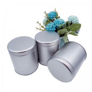 Frosted Food Grade Cloplate Uszczelnione okrągłe puszki Silver Wewnętrzny Korek Korek Zakryj Herbaty (90 mm * 90 mm)