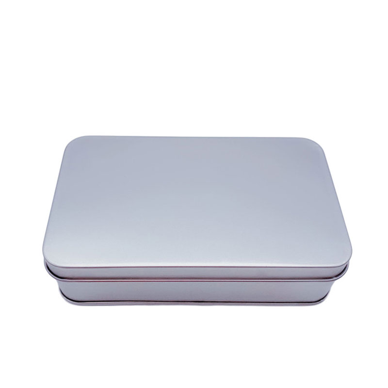 Frosted Tincate Box Elektroniczny Produkt Opakowanie Metalowe pudełko 135 * 80 * 35mm