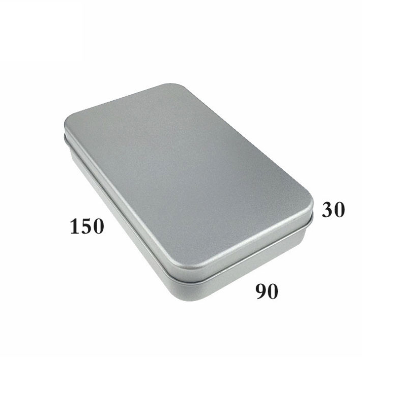 Pole frostowane metalowe pakowanie Prostokątna szczotka kosmetyczna Pudełko TINETLY 150 * 90 * 30mm