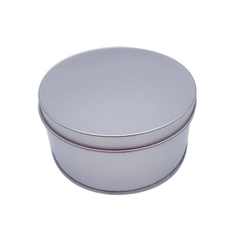 Factory Direct Sale Silver Round Metal Clowane Pojemniki z Puszkami Kawemików Kawowych Hurtownie (90 mm * 40mm)