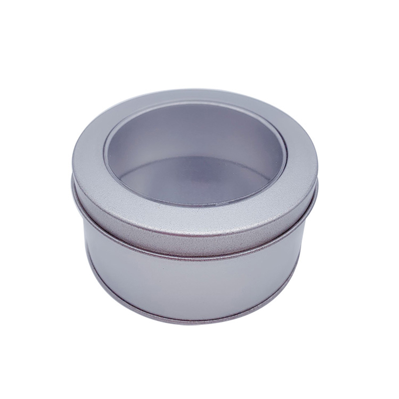 Factory Direct Sale Silver Round Metal Clowane Pojemniki z Puszkami Kawemików Kawowych Hurtownie (90 mm * 40mm)