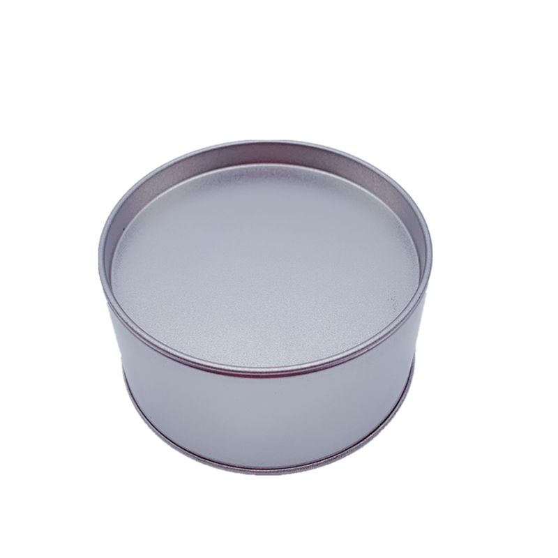 Factory Direct Sale Silver Round Metal Clowane Pojemniki z Puszkami Kawemików Kawowych Hurtownie (90 mm * 40mm)