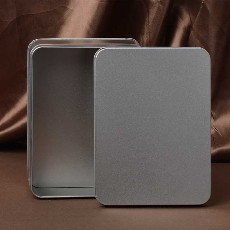 Frosted Metal Storage Box Bird Nest Prezent Pakowanie TIN Box 220 * 160 * 65mm