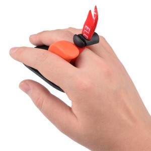 Elong Outdoor 42FT06 S o rozmiarze RH Łucznictwo Finger Finger do Recurve Bow Targing Targing Cel and Practice