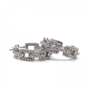 Europejska i amerykańska moda kolczyki cyrkonu ze stalinierdzewnej (nie znikają)