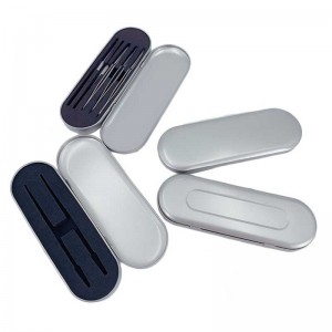 Prezent metalowy rzemiosło pudełko z zawiasem 175 * 60 * 18mm