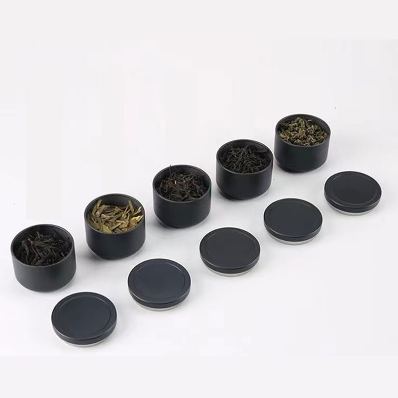 Matowe słoiki świecowe Mini herbata CADDY52 * 38mm