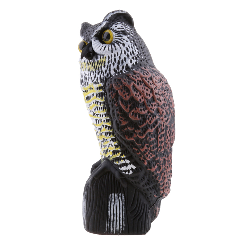 36 cm plastikowy ornament ogrodowy sowa stocznia soler realistyczny dekor ogrodowy