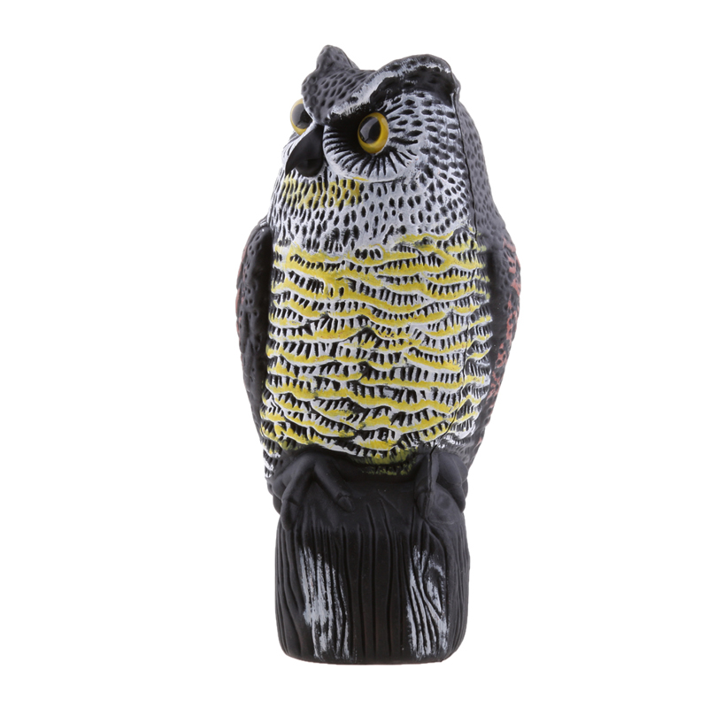 36 cm plastikowy ornament ogrodowy sowa stocznia soler realistyczny dekor ogrodowy