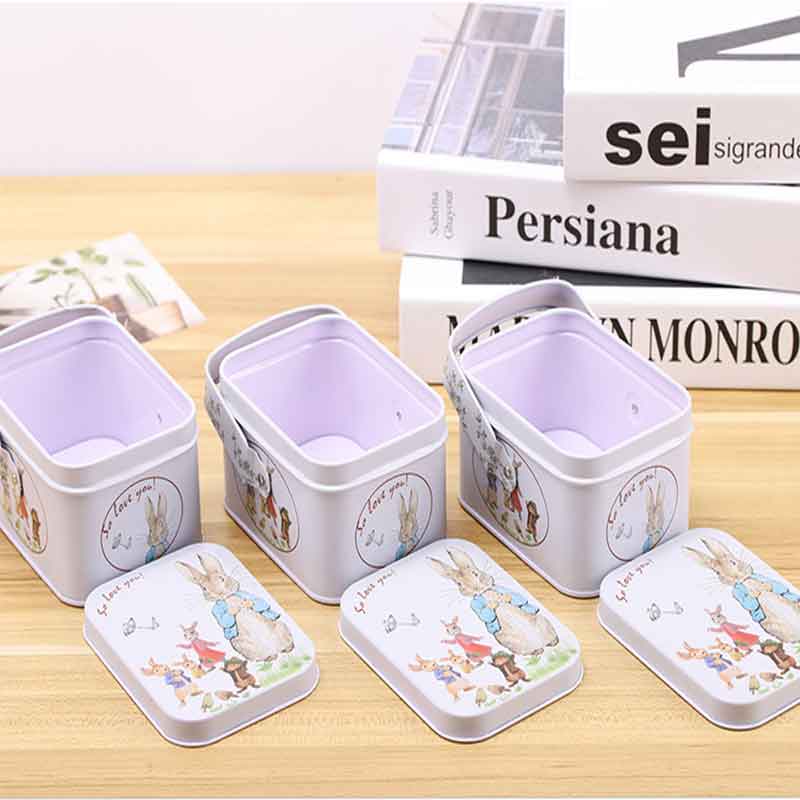 Cukierki Candy Candy Box Małe pudełko z uchwytem108 * 80 * 60mm