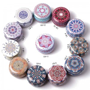 Świeca Słoik Mleczny Metal Can Candy Packaging Tin Can 77 * 50mm