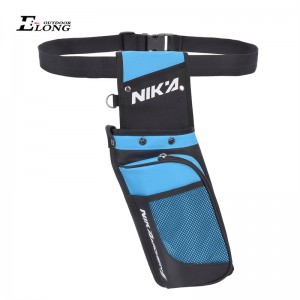 Nika Archery 430023 Łucznictwo Arrow Quiver Canvas Depozyt Strzałki Talii Wiszące Pojedyncze ramię do strzelania Akcesoria myśliwskie