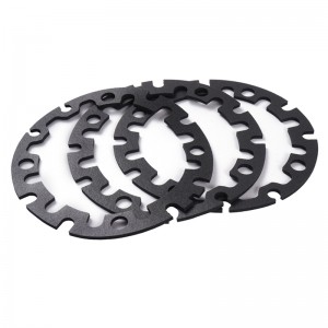 Porona specjalna Poron LE-20 Pianka Amortyzacja i kompresja czarna pianka 0,5 mm ognioodporna pianka