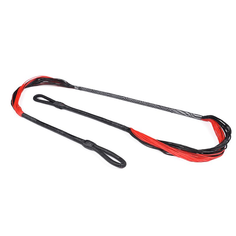 Elong Outdoor 280110-01 26.6inch 28 Strands String Cross Red Black Odpowiedni do ponad 150 kg Crossbow