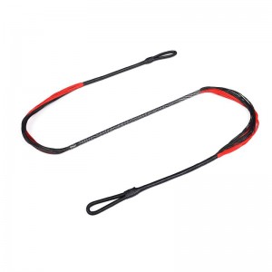 Elong Outdoor 280110-01 26.6inch 28 Strands String Cross Red Black Odpowiedni do ponad 150 kg Crossbow