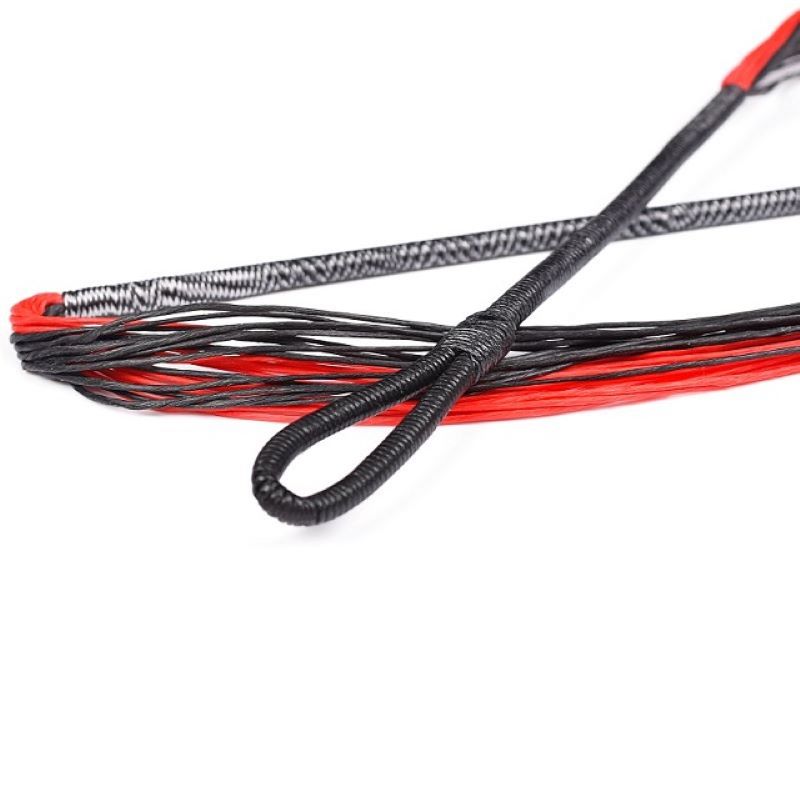 Elong Outdoor 280110-01 26.6inch 28 Strands String Cross Red Black Odpowiedni do ponad 150 kg Crossbow