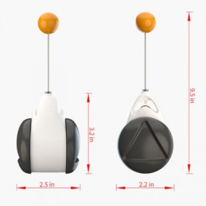 2021 Nowy Cat Toy Chaser Balanced Cat Chasing Toy Interactive Kitten Huśtawka