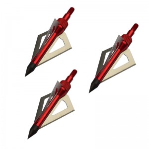Nika Łucznictwo 15B005 100 N125 Ziarno Ze Stali Nierdzewnej Broadhead dla łucznictwa łuk Polowanie 3 ostrza Broadhead