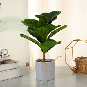 Cała sprzedaż prawdziwa dotknięta sztuczna roślina w doniczce