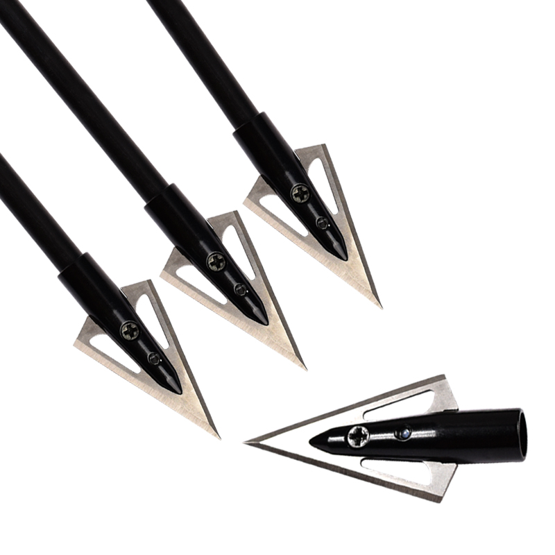 Nika Archery 15B004 3 Blade 125 Ziarno Broadheads do łucznictwa Kostki Strzałki Strzałki Śrubowe Polowanie