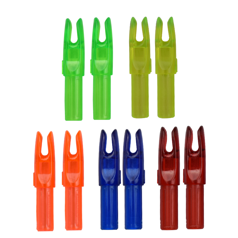 Nika Archery 14N841 Plastic Wkładka Nock dla ID łucznictwa. 6.2mm Fotografowanie strzałek węglowych