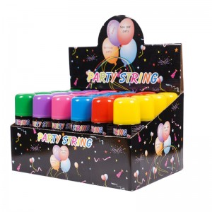 Biodegradowalny kolorowy spray głuch sznurek do święta weselnego