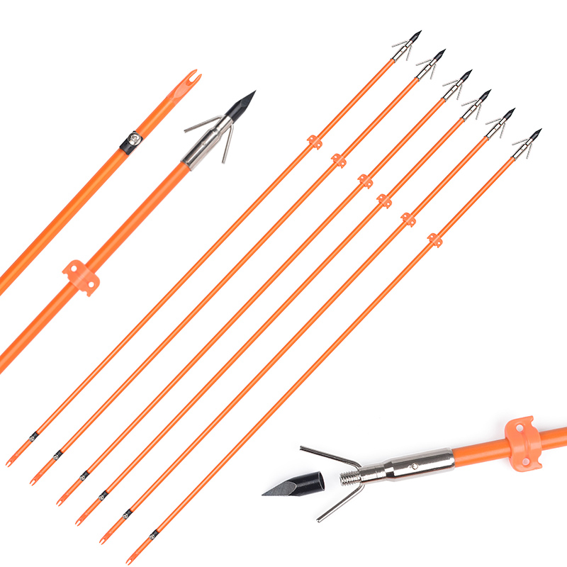 110021-05 Elong Outdoor OD8MM 32inch Wał z włókna szklanego Bowfishing Strzałka Arrow Łucznictwo Sprzęt wędkarski