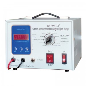 KOMCO Ładowarka baterii, 12 V/24v Napięcie i regulowanynapięcie i prąd, ładowarka samochodowa i opiekun do samochodu, ciężarówki, wózek golfowy, kosiarka do trawy, morskich, łodzi, skuterów śnieżnych, ATV, RV, SLA AGM Gel CE...