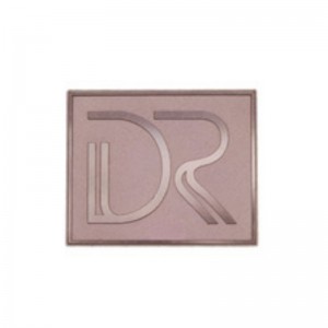 Niestandardowe złoto grawerowane 3d aluminiowy metalowy płytka logo do torebki