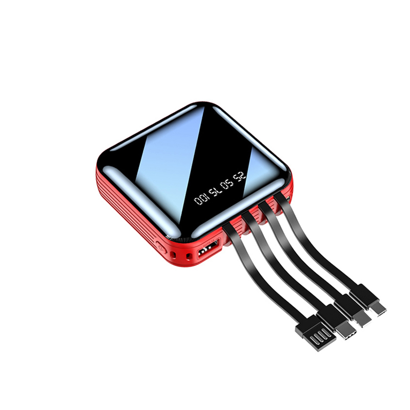 4 w 1 lustro 20000 mAh Przenośny LED Light Szybki ładowanie Bank Power