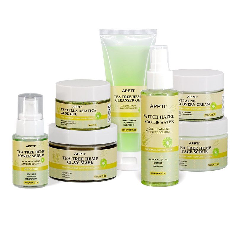 CBD Beauty Anty Trądzik Osobisty Zestaw do pielęgnacji skóry Hurtownie Vegan Beauty Skin Pielęgnacja