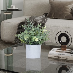 Fabryka bezpośrednio dostarczanowo zaprojektowane sztuczne rośliny doniczkowe sztuczne zielone dekoracyjne z ładnym wyglądem i prawdziwym dotkniętym uczuciem