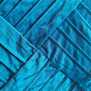 Recyklingowy aksamitny