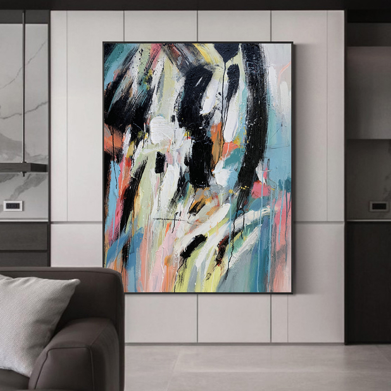 100% Ręcznie Modern Wall Art Abstrakcyjny obraz olejnyna płótnie do dekoracji wejścia