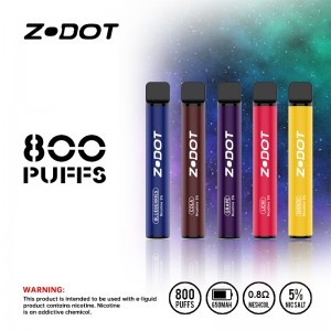 800 Puffs Dyspozabalny pióro Vape