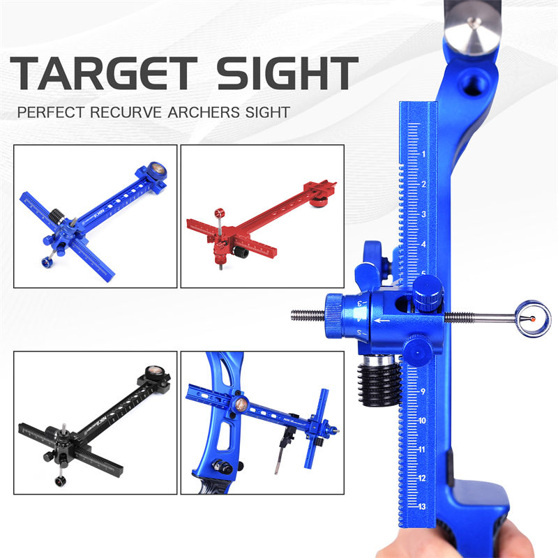 ELONLARROW 260007 Łucznictwo Recurve Bow Target Shooting Materiał aluminiowy Recurve Bow Night