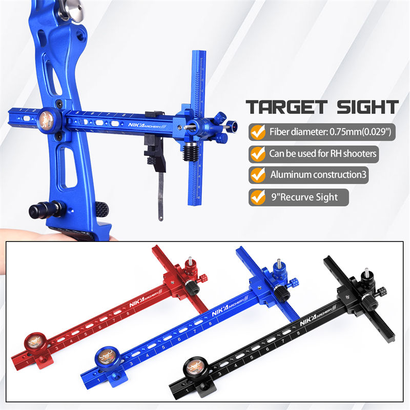 ELONLARROW 260007 Łucznictwo Recurve Bow Target Shooting Materiał aluminiowy Recurve Bow Night