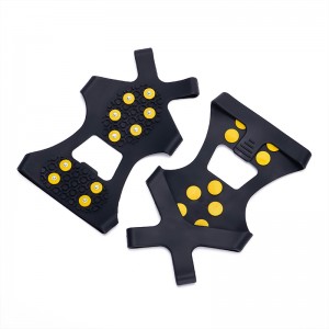Silicone Ne-Slip Clails Crampon Studded Grips 5-ząb buty do wspinaczki