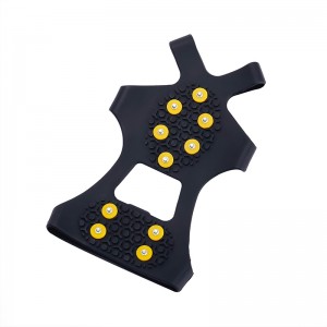 Silicone Ne-Slip Clails Crampon Studded Grips 5-ząb buty do wspinaczki