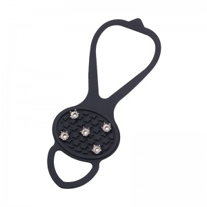 Dostosowane czarne silikonowe knagi lodowe antypoślizgowe do wspinaczki, turystyki