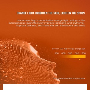 Korea Design Design PDT Beauty Twarzy Maska Profesjonalne salon piękności 3 Kolor Photon PDT Red LED Facial Light Therapy Beauty Maska