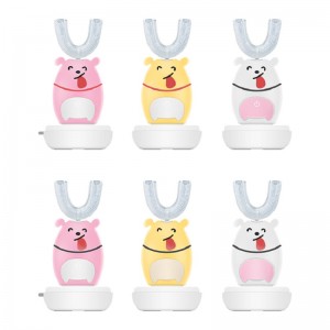 Bezpieczne ultradźwiękowe silikonowe dzieci Elektryczne szczoteczki do zębów Muzyka z zabawy