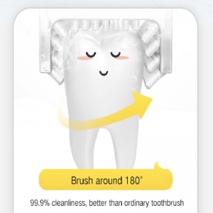 Bezpieczne ultradźwiękowe silikonowe dzieci Elektryczne szczoteczki do zębów Muzyka z zabawy