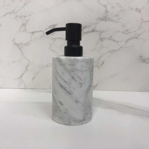 Wysokiej jakości zestaw akcesoriów do łazienki marmurowej