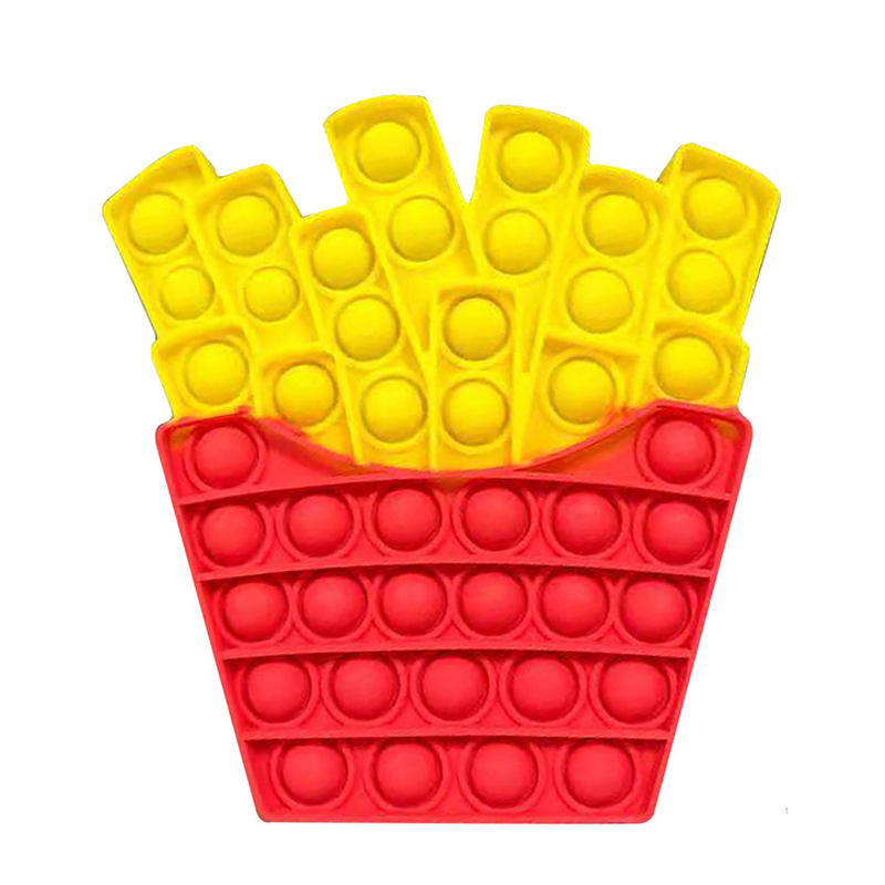 Silikonowa bańka Bańka Hamburger Fidget Zabawka, Autyzm Specjalne Potrzeby Naprężenia Reliever Antystress Fidget Zabawki
