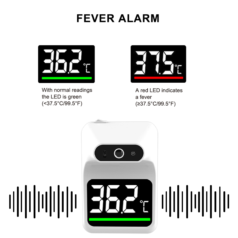 Termometr do montażowy termometrna ścianie podczerwieni termometr z alarmem