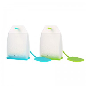 Silikonowa herbata Wisząca, luźne worki do filtrowania herbaty