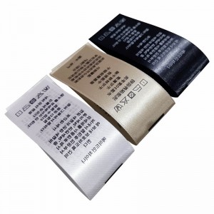 Wróćna szyję Etykiety odzieżowe do lekkich odzieży i produktów dziecięcych